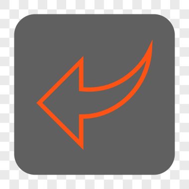 Yuvarlatılmış Kare düğme geri al