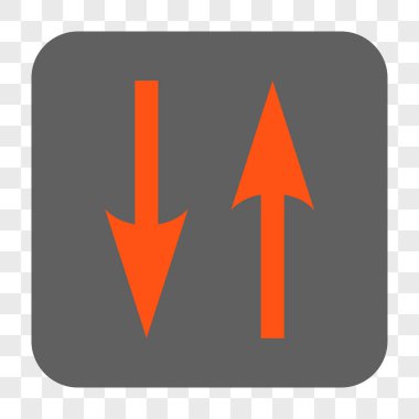 Dikey Exchange okları yuvarlak kare düğme