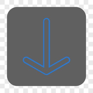 Yuvarlatılmış Kare düğme aşağı ok