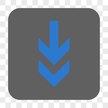 Yuvarlatılmış Kare düğme aşağı ok