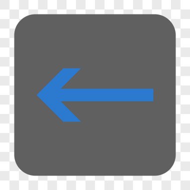 Ok sol yuvarlak kare düğme