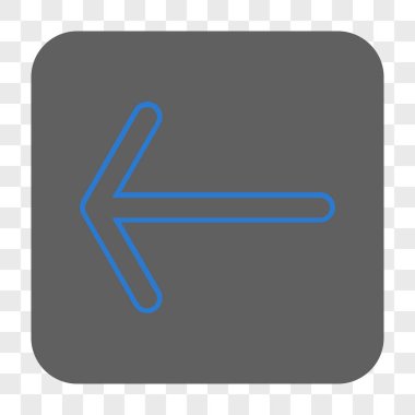 Ok sol yuvarlak kare düğme