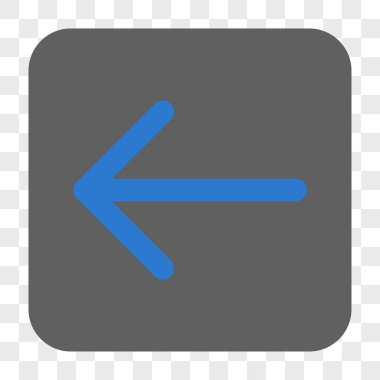 Ok sol yuvarlak kare düğme