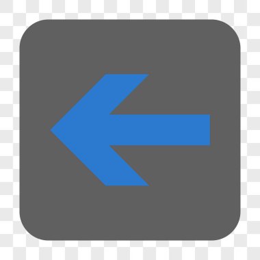 Ok sol yuvarlak kare düğme