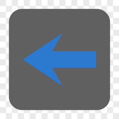 Ok sol yuvarlak kare düğme