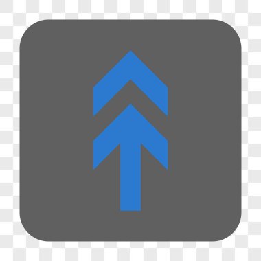 Yuvarlatılmış Kare düğmesini yukarı ok