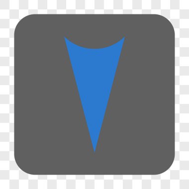 Ok ucu yuvarlatılmış kare düğmesini basılı