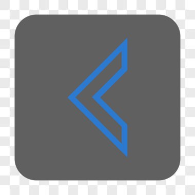 Ok ucu sol yuvarlak kare düğme