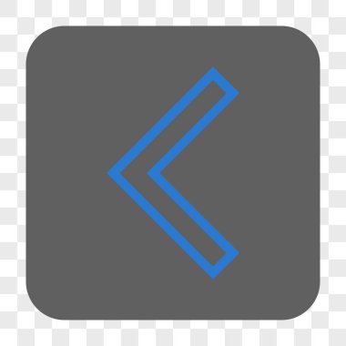 Ok ucu sol yuvarlak kare düğme