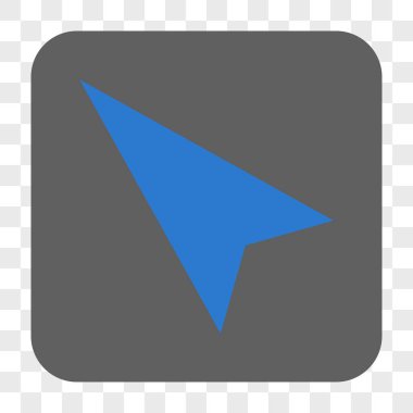 Kare düğme ok ucu sol yukarı yuvarlanır