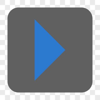 Ok ucu sağ yuvarlak kare düğme