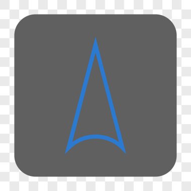 Yuvarlatılmış Kare düğmesini yukarı ok ucu