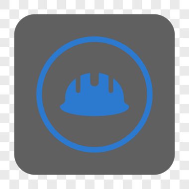 Kare düğme Oluşturucu Hardhat yuvarlak