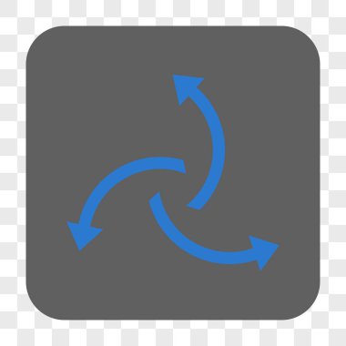 Santrifüj okları yuvarlak kare düğme