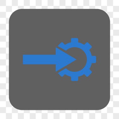 COG Tümleştirme yuvarlak kare düğme