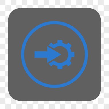 COG Tümleştirme yuvarlak kare düğme