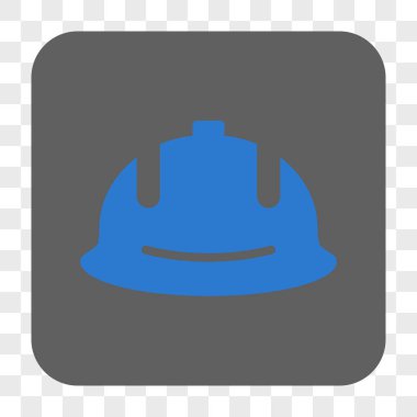 İnşaat kask yuvarlak kare düğme