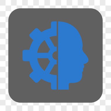 Cyborg dişli yuvarlak kare düğme