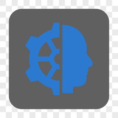 Cyborg dişli yuvarlak kare düğme