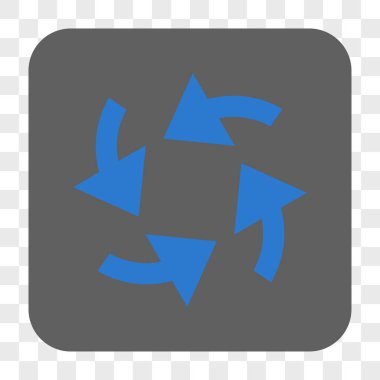 Siklon okları yuvarlak kare düğme