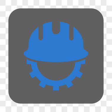 Geliştirme Hardhat yuvarlak kare düğme