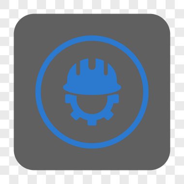 Geliştirme Hardhat yuvarlak kare düğme