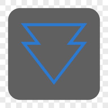 Yuvarlatılmış Kare düğme aşağı yön