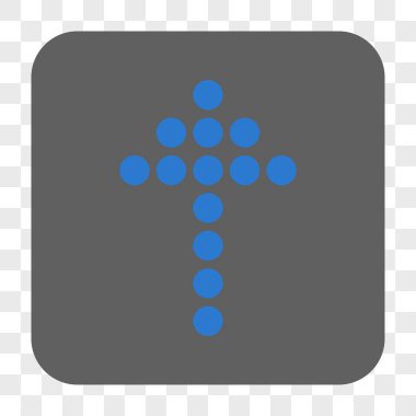 Yuvarlatılmış Kare düğmesini yukarı noktalı ok