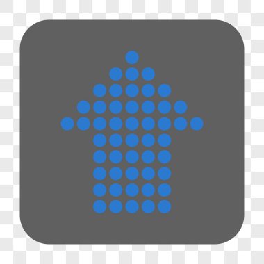 Yuvarlatılmış Kare düğmesini yukarı noktalı ok