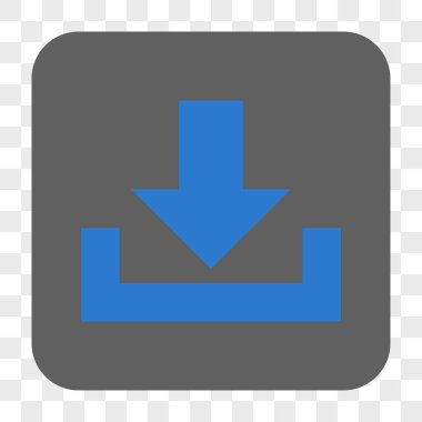 Yüklemeler yuvarlak kare düğme