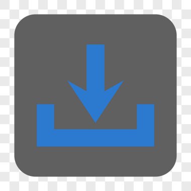 Yüklemeler yuvarlak kare düğme