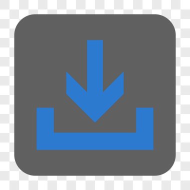 Yüklemeler yuvarlak kare düğme