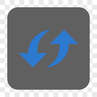 Exchange okları yuvarlak kare düğme