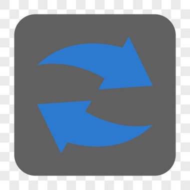 Exchange okları yuvarlak kare düğme