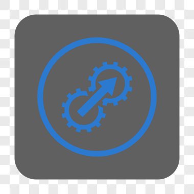 Dişli Tümleştirme yuvarlak kare düğme