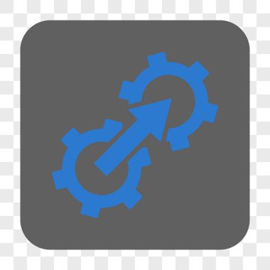 Dişli Tümleştirme yuvarlak kare düğme