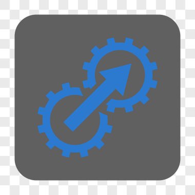 Dişli Tümleştirme yuvarlak kare düğme