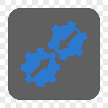 Dişli Tümleştirme yuvarlak kare düğme