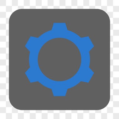 Dişli yuvarlak kare düğme