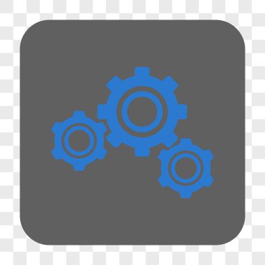 Gears'ı yuvarlak kare düğme