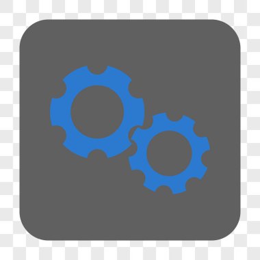 Gears'ı yuvarlak kare düğme