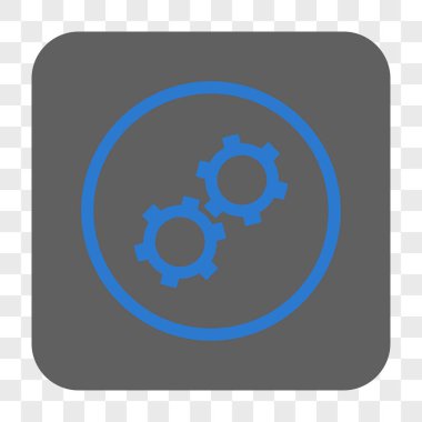 Gears'ı yuvarlak kare düğme