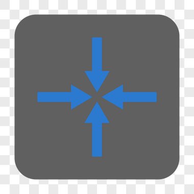 Kare düğme etkisi okları yuvarlak