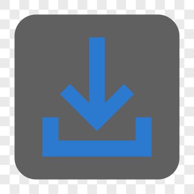 Gelen kutusu yuvarlak kare düğme