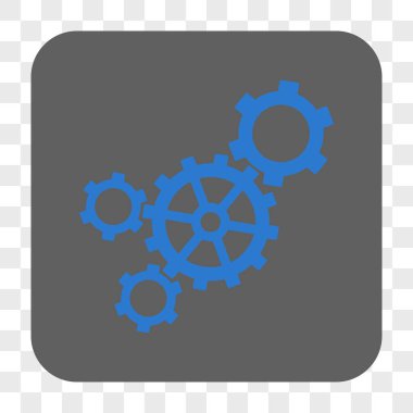 Mekanizması yuvarlak kare düğme