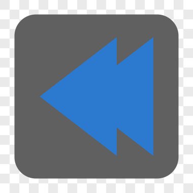 Hareket sol yuvarlak kare düğme