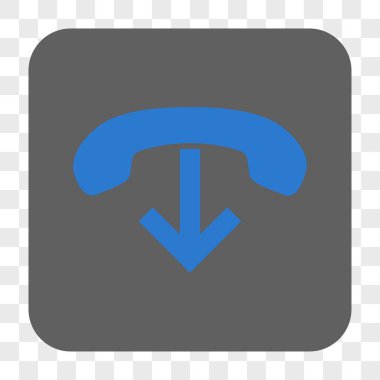 Yuvarlatılmış Kare düğme telefon asmak