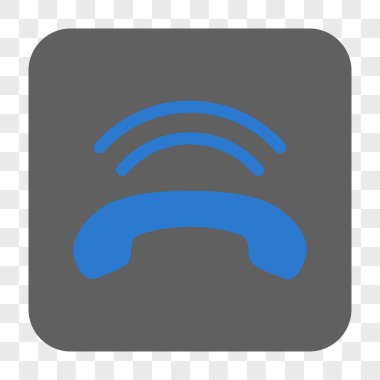 Telefonun çaldığını yuvarlak kare düğme