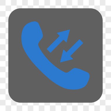 Konuşan yuvarlatılmış kare düğme telefon