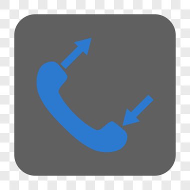 Konuşan yuvarlatılmış kare düğme telefon